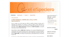 Desktop Screenshot of elespeciero.net